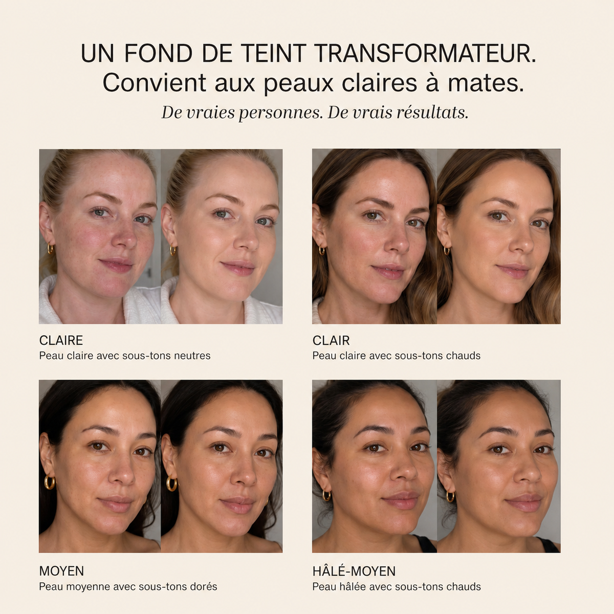 Meroda - Fond de teint adaptatif